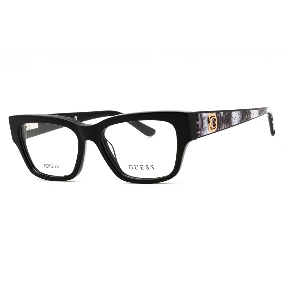 NWT Guess GU50126 Black Rectangle 49mm Eyeglasses